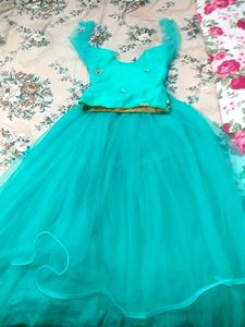 Beautiful Lehenga Firozi Color Ka