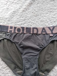 Holiday Grey Brief