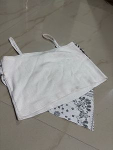 Bandana Print Crop Top