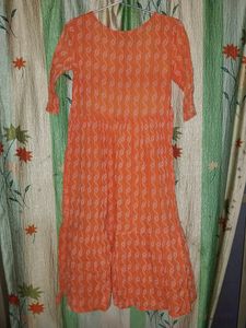 One Piece In Beautiful Orange Coloured