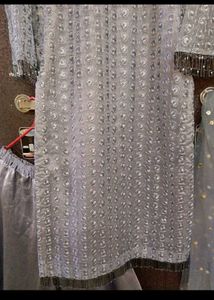 Grey Chikankari Embroidered Kurta Set🩶