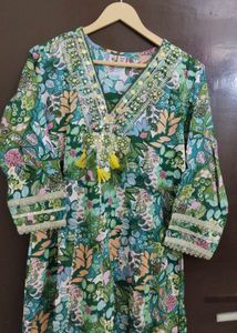 New Unused PureCotton 10m Flare Anarkali Suit