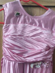 Pink Pleated Party Dress Not Baby Pin