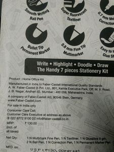 The Handy 7piece Stationary Kit