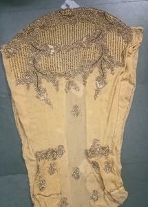 Wedding Wear Heavy Gown Full Diamond Work