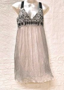 Elegant Grey Dress