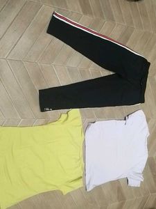 Black Track And 2 T Shirts