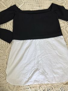 Black &amp; White Mini Dress