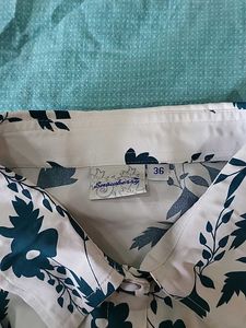 Floral Print Button-Down