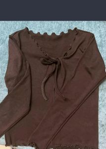 Aesthetic Shrug Cami Top 🤎