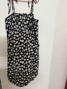 Daisy Print Mini Dress