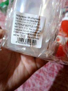 Nalasa Ketchup Bottles - 3 Pack