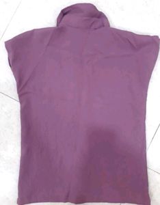 Lavender Half Sleeves Shirt