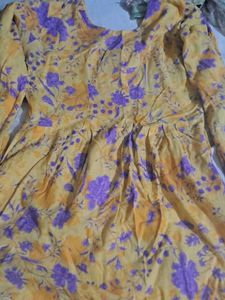 Floral Print Dress (Nayra Cut)
