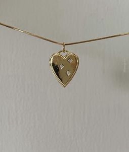 Gold Heart Charm/ pendant