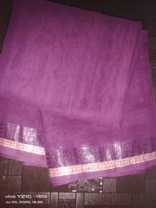 Elegant Purple Saree