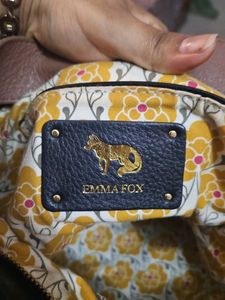 Emma Fox Leather Shoulder Bag
