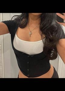 two piece short sleeve top