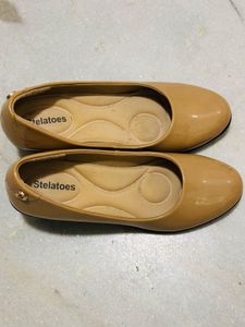 Tan block Heels By Stelatoes