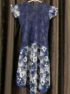 A Line Blue Gown