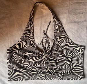 H&m Short halterneck top