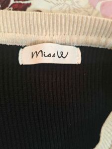 PRICE DROP!! Cute Black Cardigan with White Collar