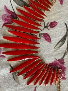 Red Statement Necklace