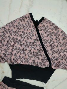 Stylish Pink skirt top