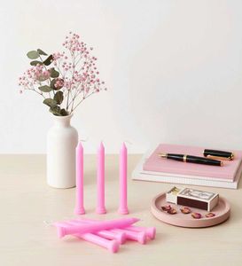 Premium Pink Candles