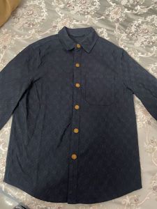 Stylish black Patterned Shirt