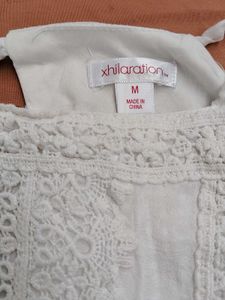 White Halter Nack Dress