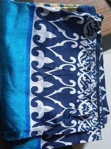 Blue Patterned Fabric