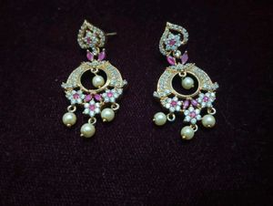 Elegant Pearl Drop Earrings