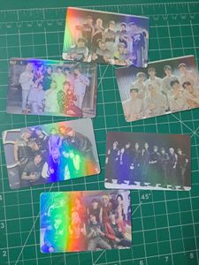 skz group photocards- holographic
