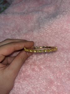 Gold Diamond Bangle Bracelet