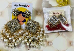 Statement Earrings 2 Pair Earring