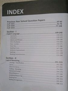 CLAT Entrance Examination Book For All Exam