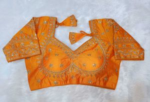 Mustard Sabyasachi Blouse
