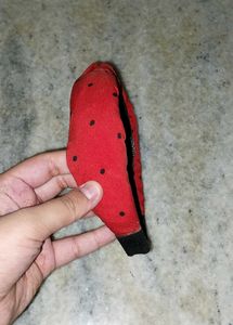 Red Polka Dot Headband