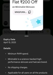 Minimalist Coupon