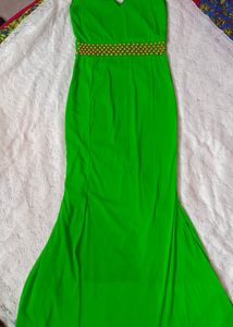 Green Fishcut Dress