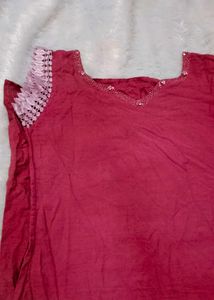Beautiful Beads Work Kurti