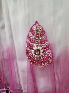 Pink Embroidered Lehenga Choli Set