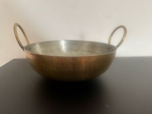 Brass Kadai With Tin Coating