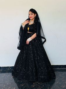 Black Hand Work Dress