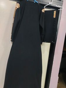Nida Material Embroidery N Diamond Work Burqa