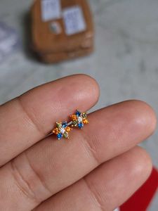Floral Stud Earrings  22crt gold studs