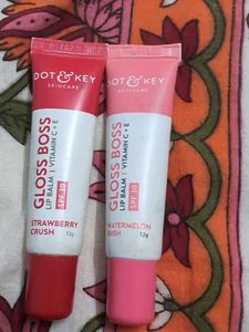 Dot And Key Lip Balms Used