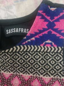 Tribal Print Crop Top