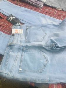 River Island Light Wash Skinny Jeans